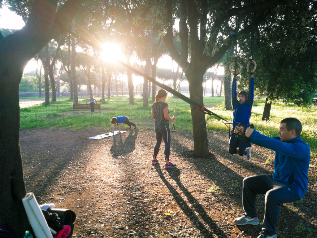 Allenamento Di Gruppo Al Parco Degli Acquedotti Dailyfitness It